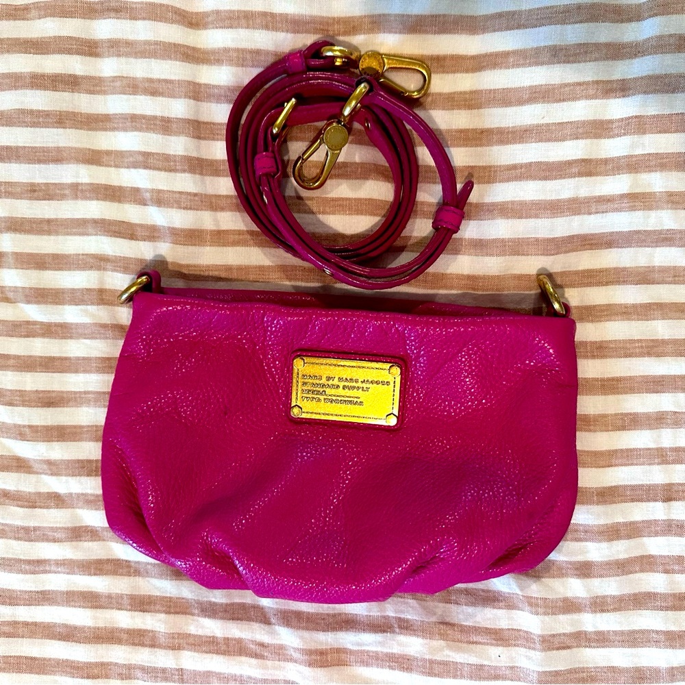 Marc by Marc Jacob's Hot Pink Crossbody Clutch Purse
